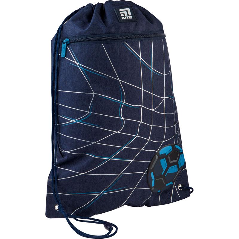 Сумка для обуви KITE Football 46х33 см Синий (K21-601M-14)