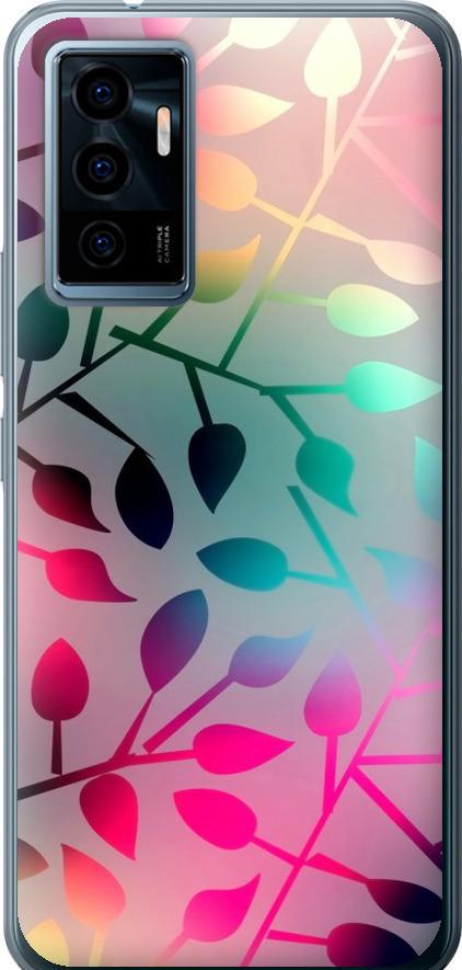 Чехол на Vivo V23e Листья (2235u-2641-42517)