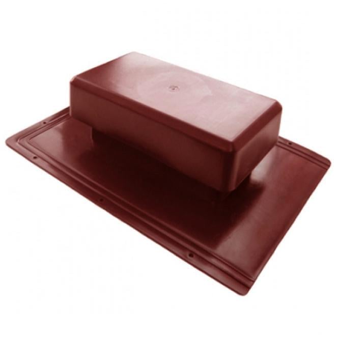 Аератор точковий KTV Aquaizol для бітумної черепиці 284х395х110 мм Червоний (30138906)