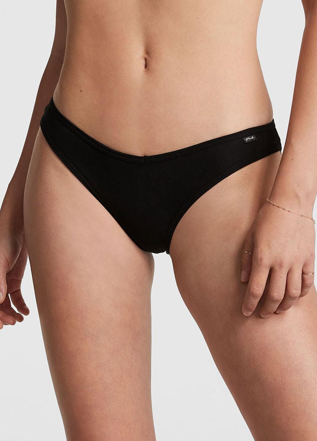 Женские трусы Victoria's Secret XL Черный (1440004021649ZFXL)