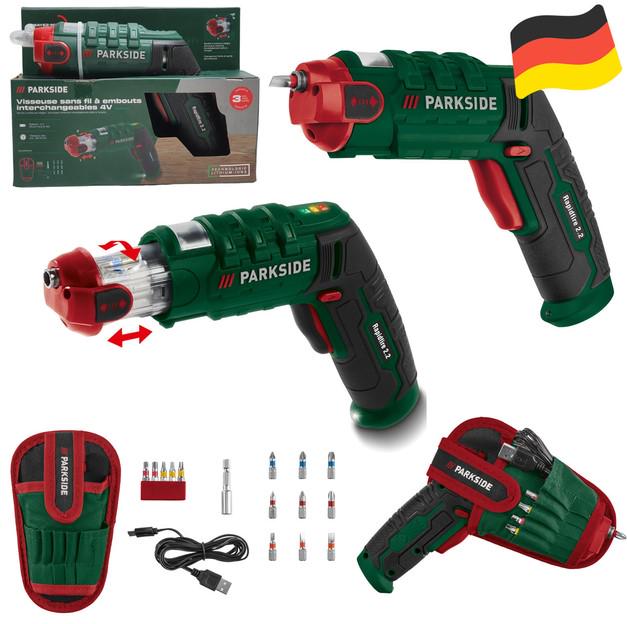 Викрутка акумуляторна PARKSIDE Rapidfire 2.2 з барабаном для біт (28078508) - фото 4 Викрутка акумуляторна PARKSIDE Rapidfire 2.2 з барабаном для біт (28078508) - фото 4