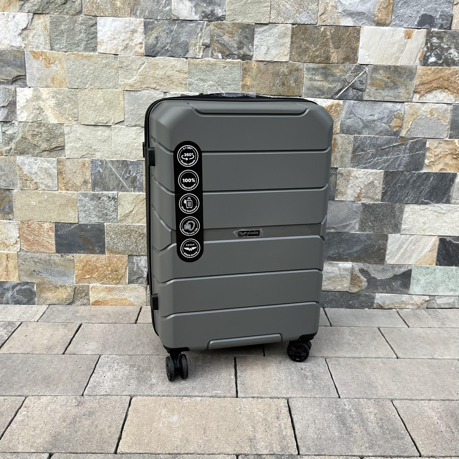 Чемодан дорожный из полипропилена Wings PP05 M Серый (22630146) - фото 3 Чемодан дорожный из полипропилена Wings PP05 M Серый (22630146) - фото 3