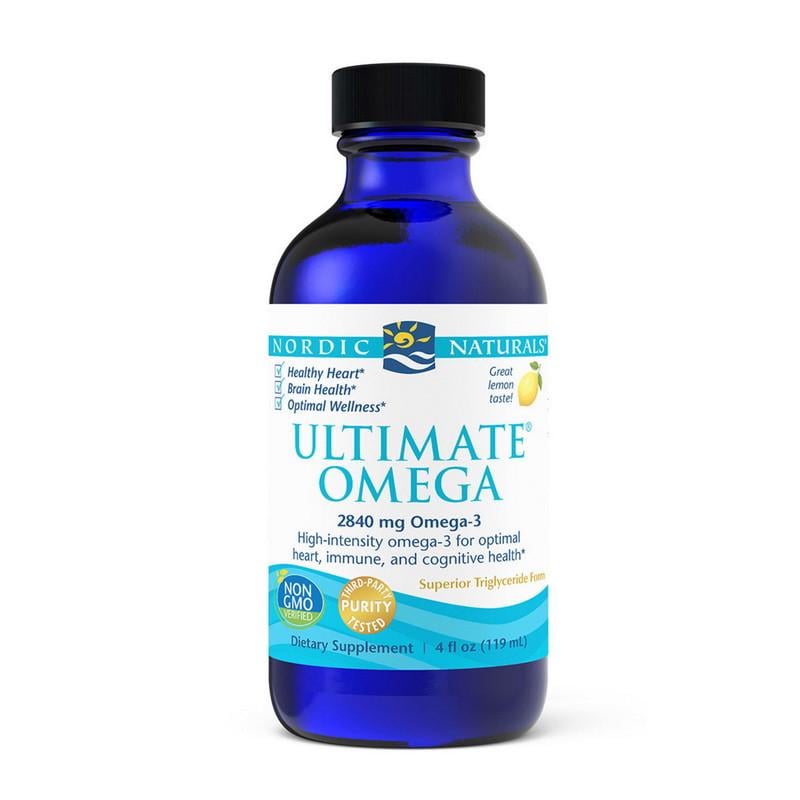Рыбий жир Nordic Naturals Ultimate Omega 2840 мг Omega-3 119 мл Лимон (19042-01)