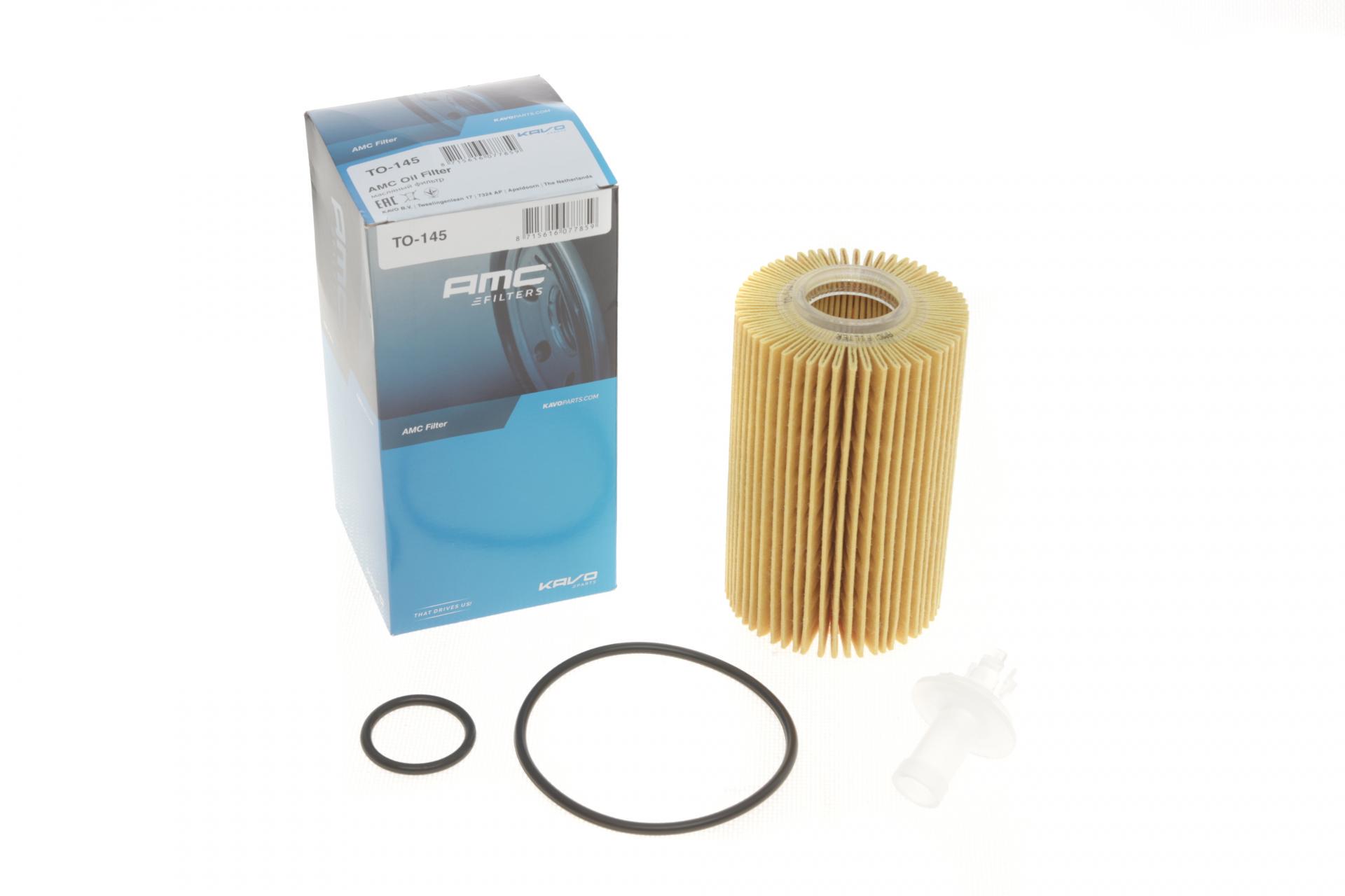 Фильтр масляный KAVO PARTS для Toyota Land Cruiser 4,5D/4,6i 08- (TO-145)