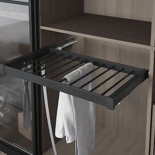 Вішалка для штанів Starax на тандем напрямних 800 мм Антрацит (S-6709-A) - фото 3