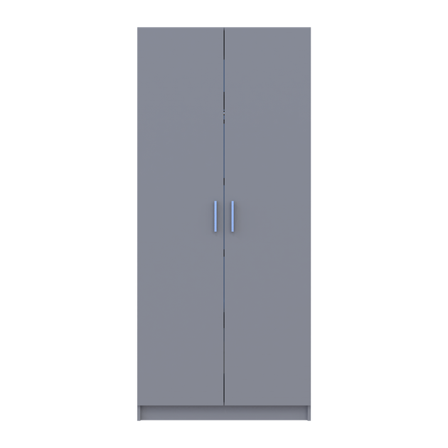 Шафа Doros Promo з полицями 90х48х204 см Сірий (80737770) - фото 1