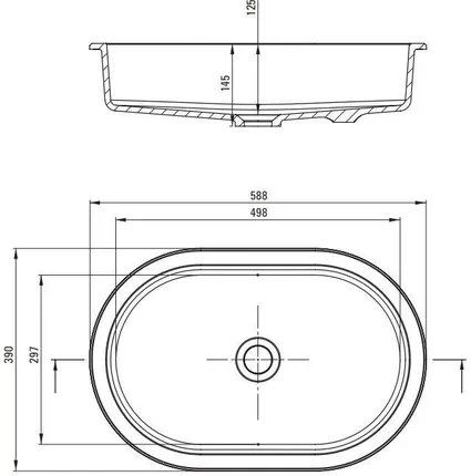 Умывальник Deante Silia 39х59 см (CQS_AU6U) - фото 2