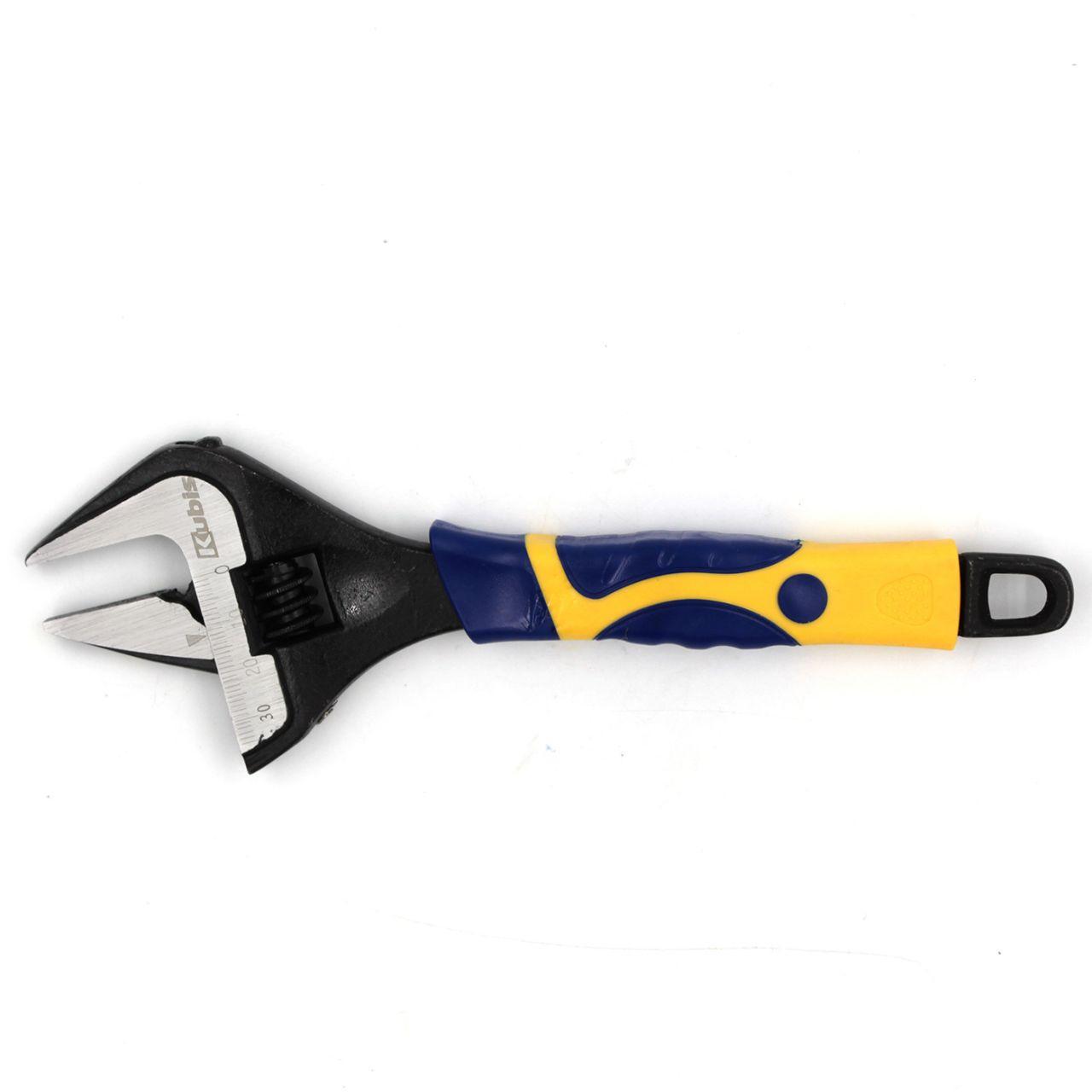 Ключ разводной фосфатированный Kubis 0-38 мм CrV 200 мм (02-04-1200) - фото 2