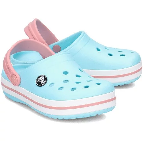 Сабо Crocs Crocband Clog M7-W9 р. 39 Ice Blue/Melon - фото 1