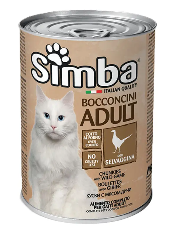 Корм вологий для кішок Simba Cat Wet Дичина 415 г (70009539)