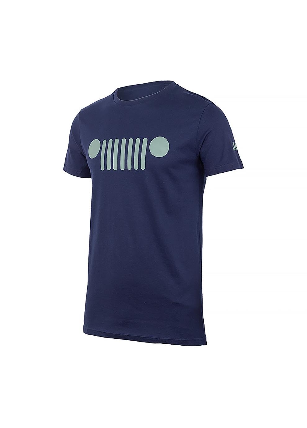 Футболка мужская JEEP T-SHIRT GRILLE J22W L Синий (O102583-K878 L)