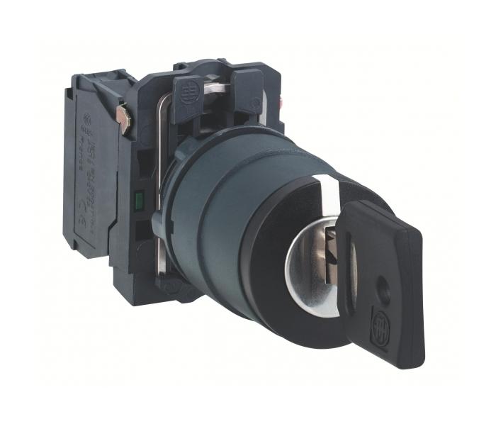 Переключатель IO Schneider Electric Harmony XB5 1NO 22 мм 2 положения с ключом