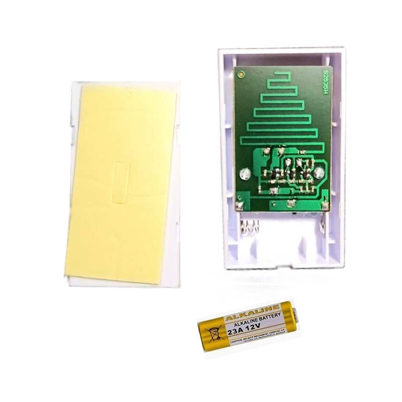 Дзвінок дверний бездротовий DRSCKN DC-7105 WL-642 32 мелодії на батарейках White/Blue (200292) - фото 8 Дзвінок дверний бездротовий DRSCKN DC-7105 WL-642 32 мелодії на батарейках White/Blue (200292) - фото 8