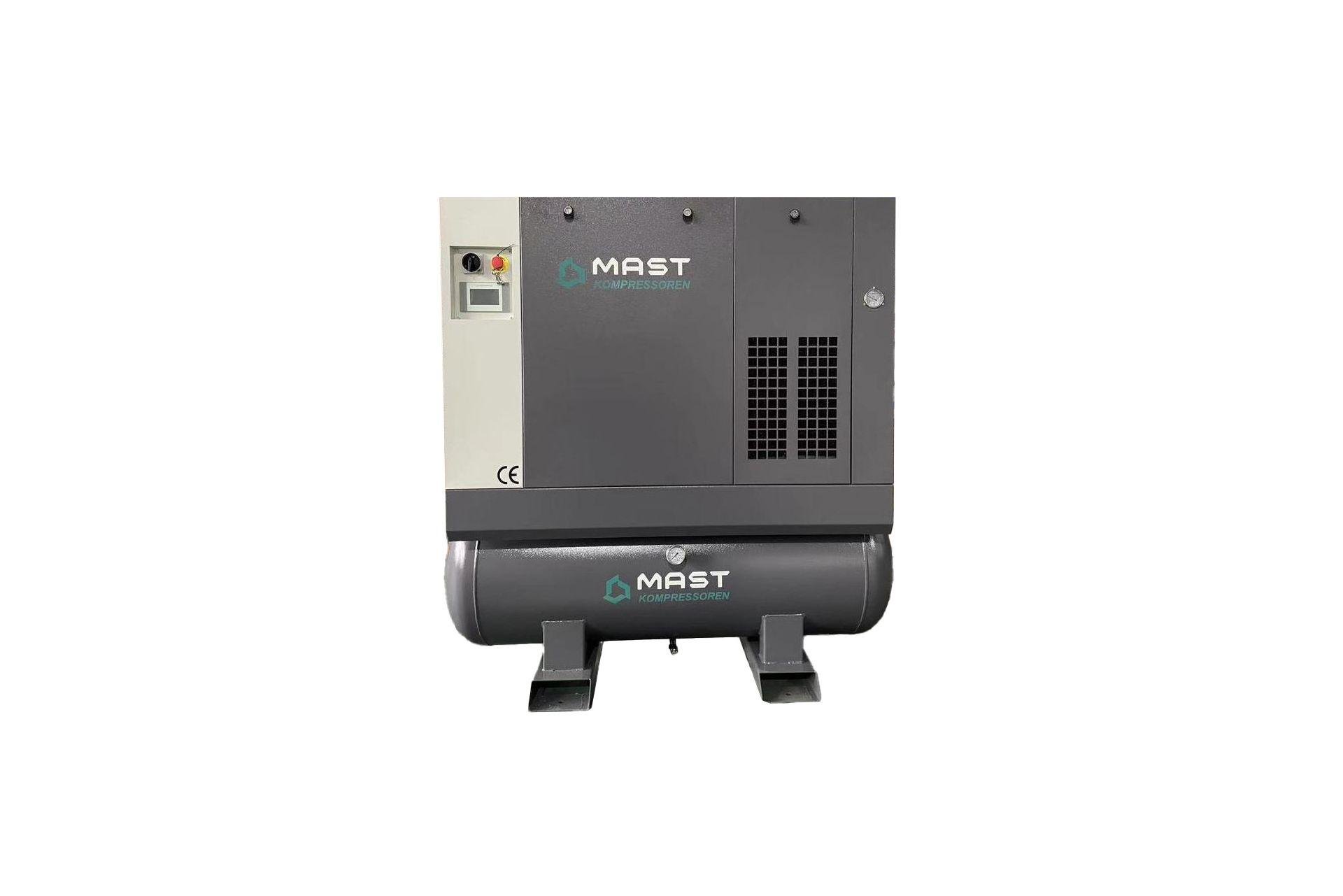 Компресор гвинтовий Mast LZN-20 COMBO inverter осушувач та ресивер 500 л 15 кВт 2200 л/хв (LZN-20) - фото 1