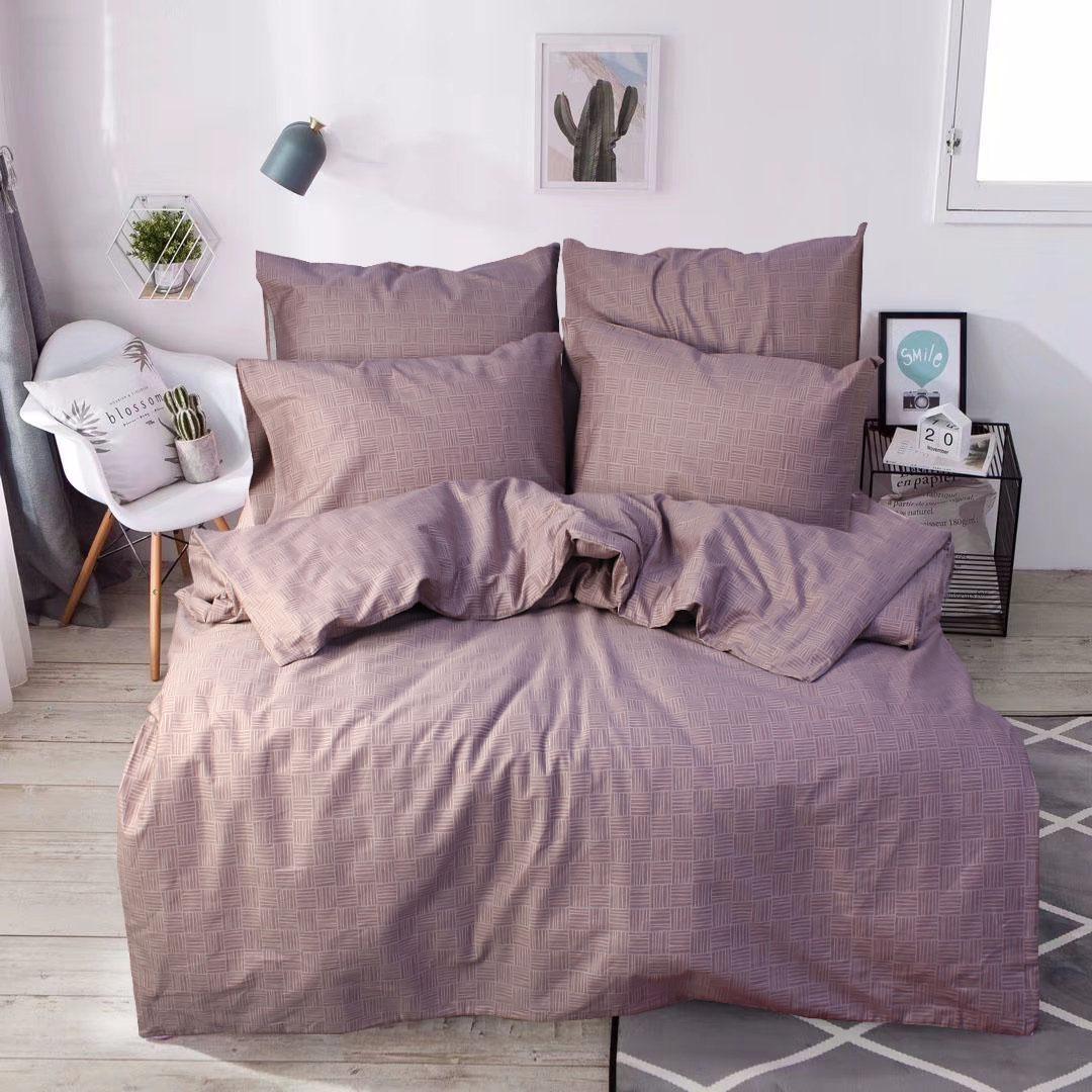 Простынь на резинке С0191 220х240 см Коричневый/Бежевый (151690)