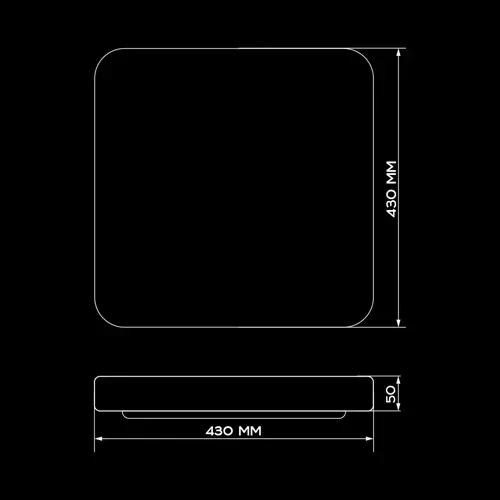 Світильник світлодіодний Biom SMART SML-S21-80/2-DIY з пультом 3000-6000K 80 Вт - фото 9 Світильник світлодіодний Biom SMART SML-S21-80/2-DIY з пультом 3000-6000K 80 Вт - фото 9