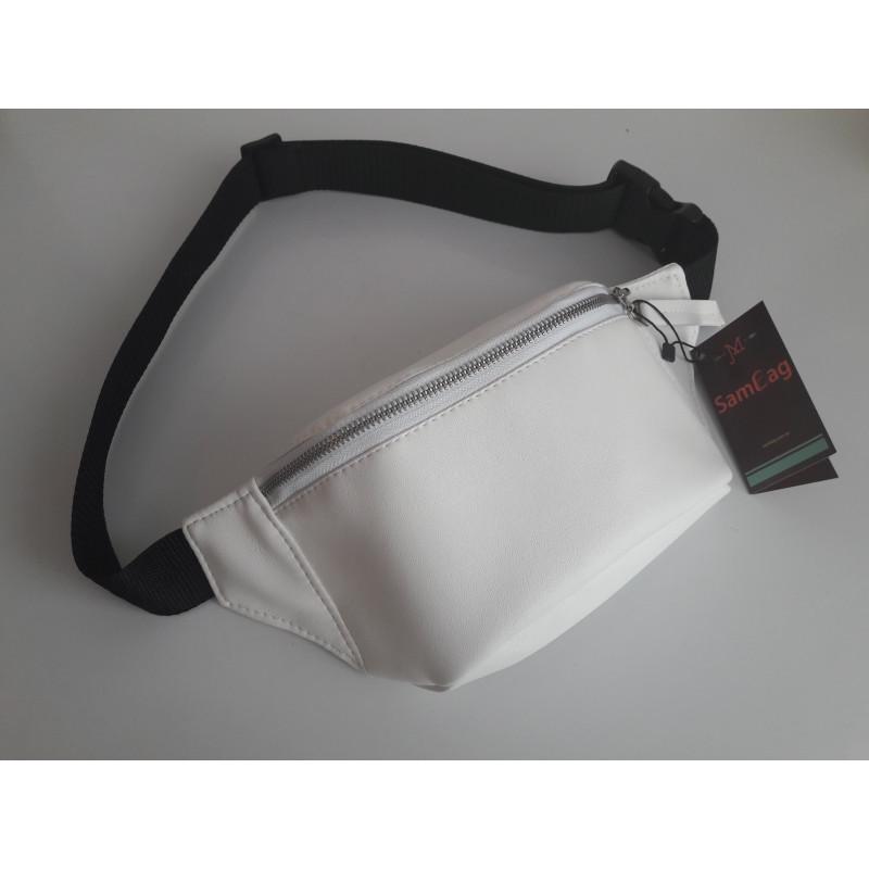 Сумка бананка на пояс Sambag Tirso MEO 31x12x5 см Белый