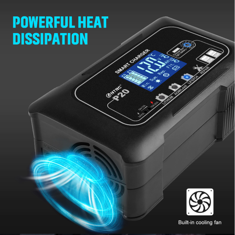 Пристрій зарядний HTRC 2 В/24 В 20 A (RG-115) - фото 4 Пристрій зарядний HTRC 2 В/24 В 20 A (RG-115) - фото 4