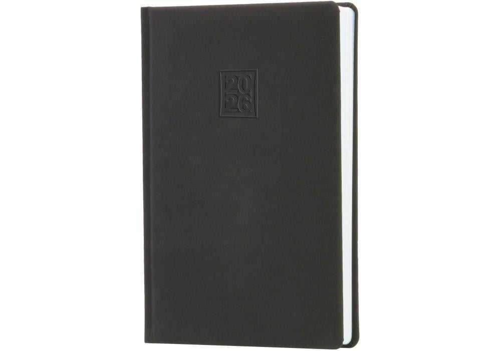 Щоденник датований 2026 Optima Nubuck A5 352 стор. Сірий (O26158)