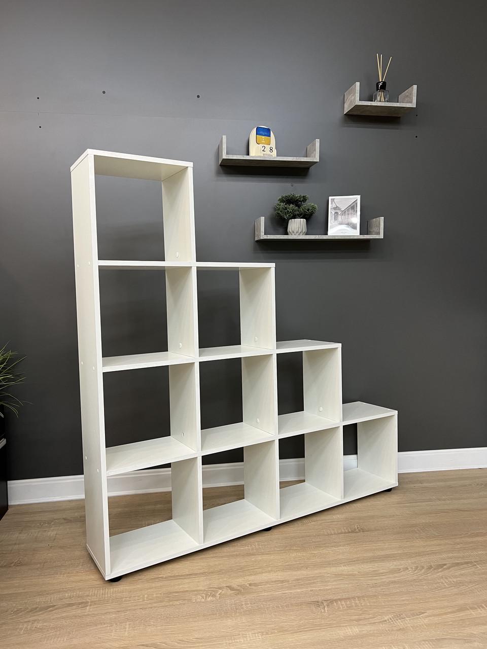 Стелаж на 10 комірок А-5 1400/1425/252 мм Білий - фото 6 Стелаж на 10 комірок А-5 1400/1425/252 мм Білий - фото 6