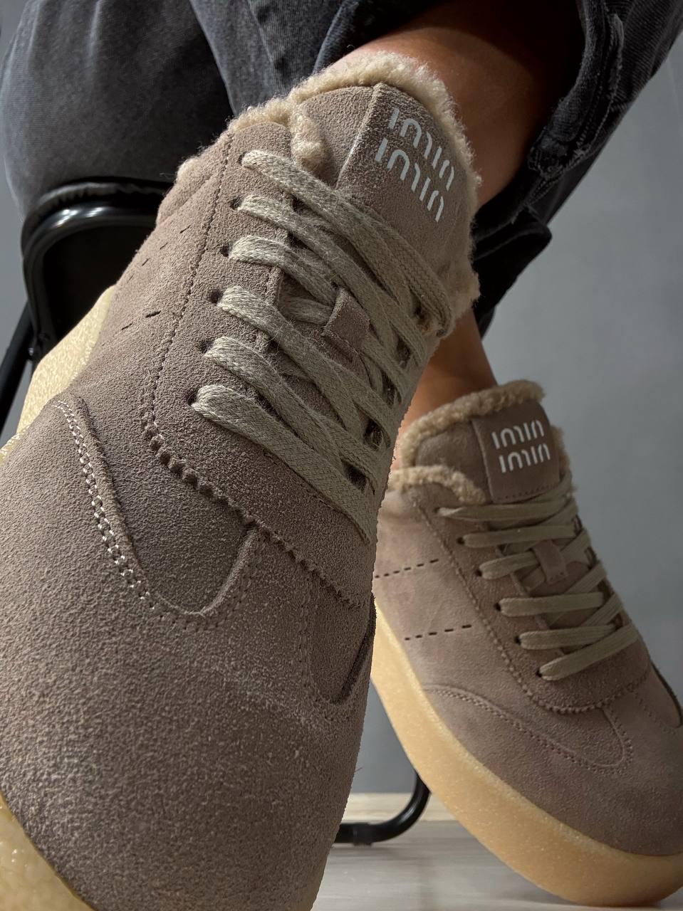 Кеди жіночі Hengji 633-5 утеплені замшеві на хутрі р. 38 Бежевий (5388) - фото 3 Кеди жіночі Hengji 633-5 утеплені замшеві на хутрі р. 38 Бежевий (5388) - фото 3