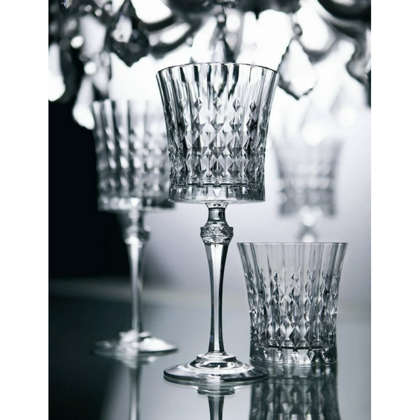 Набір келихів для вина CD'A Lady Diamond L9743 270 мл 6 шт. (1766120160) - фото 4