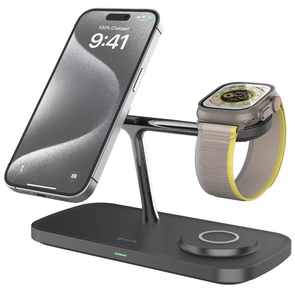 Зарядное устройство Proove Magnetic Field Pro Qi2 3in1
