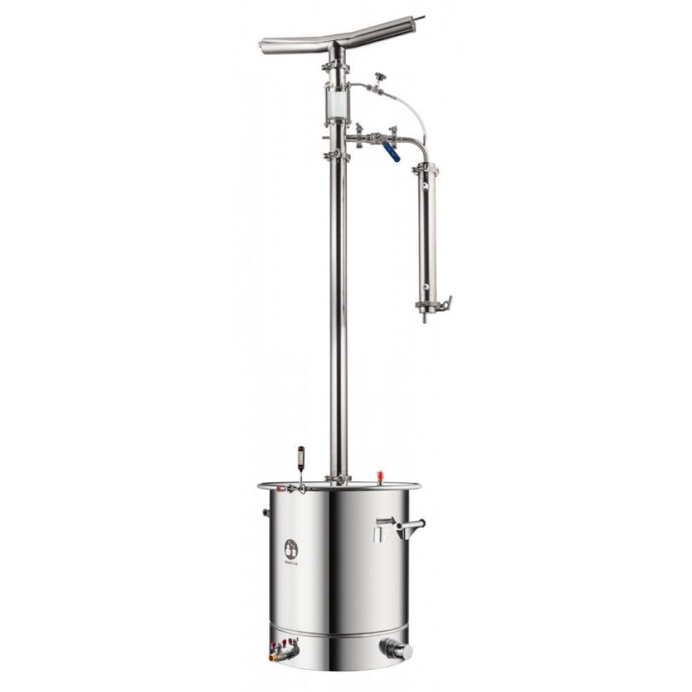 Дистиллятор Смакуй Прима Тора 2в1 кламп на открытом кубе 60 л