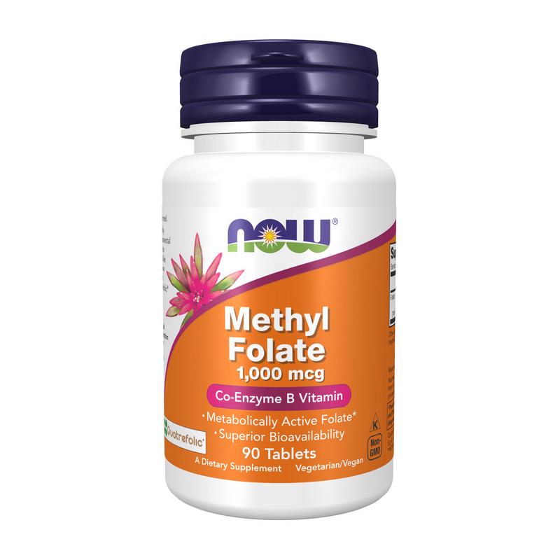 Добавка Now Foods Methil Folate 1000 мкг у таблетках №90 (CO004106)