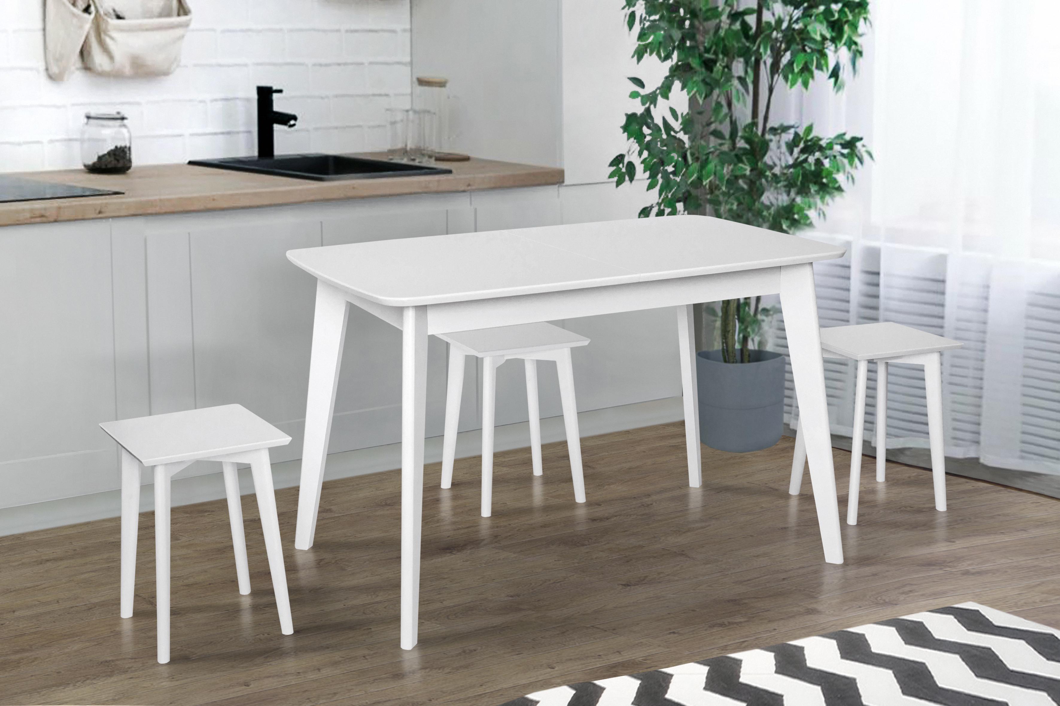 Обеденный стол Колибри Модерн 1200/1600х750х760 мм Белый (GAА0054738) - фото 3 Обеденный стол Колибри Модерн 1200/1600х750х760 мм Белый (GAА0054738) - фото 3