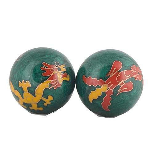Шарики здоровья музыкальные Дракон и Феникс 4 см Зеленый (367a) Шарики здоровья музыкальные Дракон и Феникс 4 см Зеленый (367a)