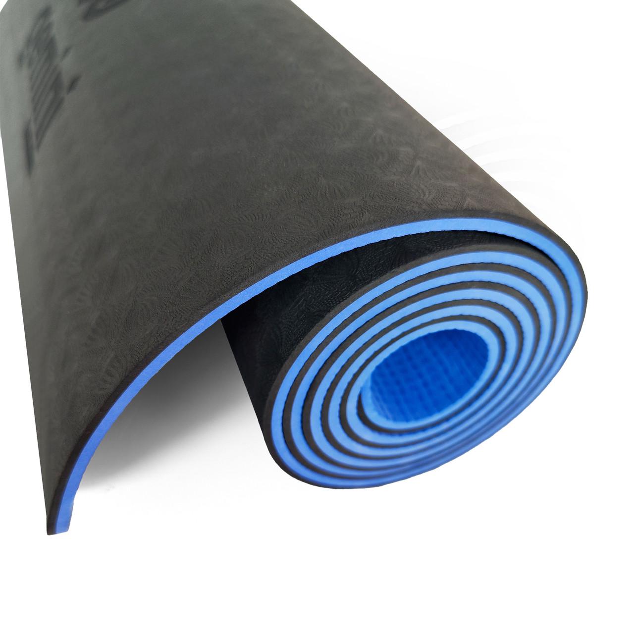 Коврик для фитнеса и йоги Gemini Pro GE-6BDBL TPE/TC 6 мм (14729312) - фото 3 Коврик для фитнеса и йоги Gemini Pro GE-6BDBL TPE/TC 6 мм (14729312) - фото 3