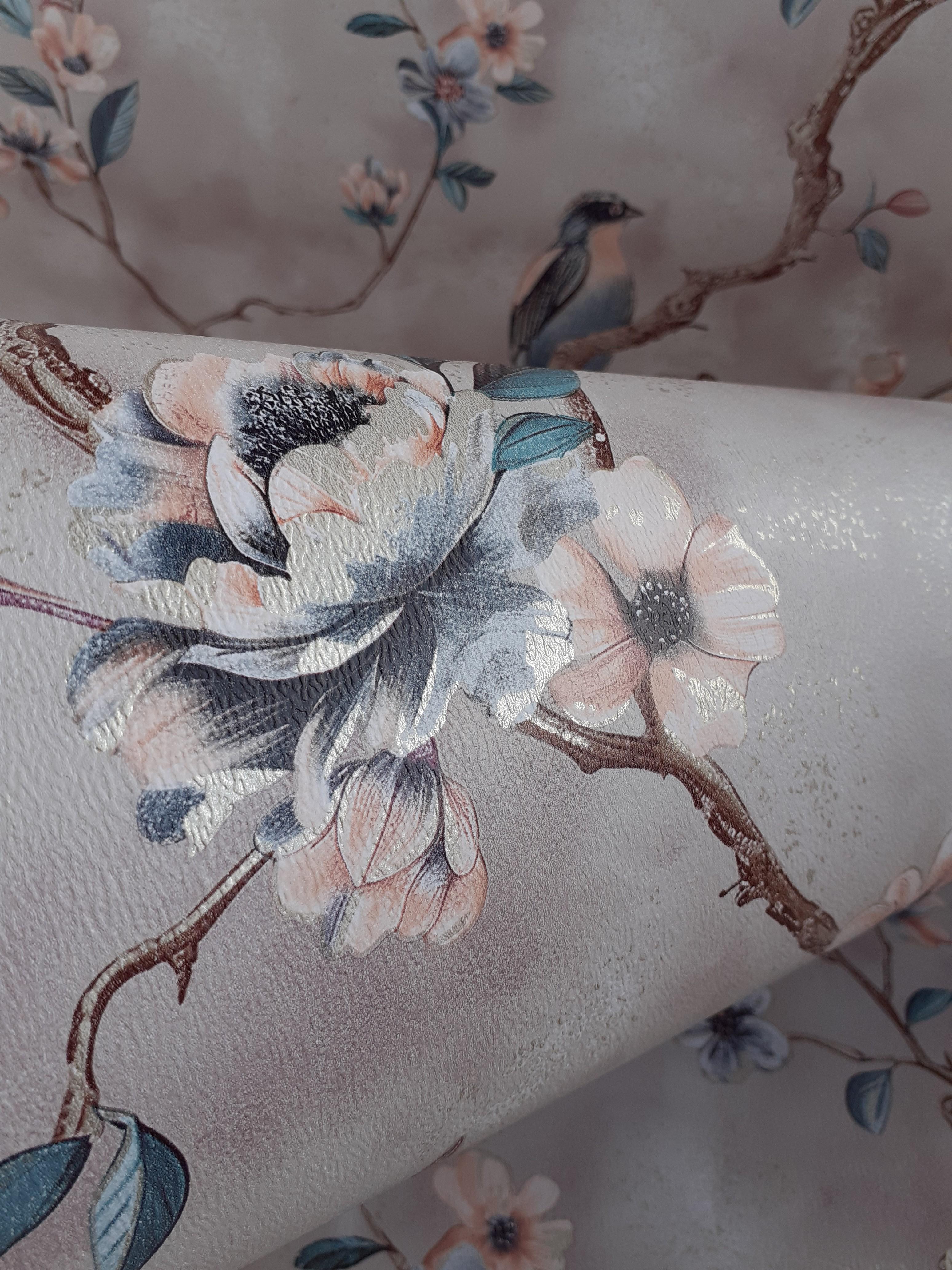 Обои бумажные Континент Тея Бежево-серый (1593) - фото 5 Обои бумажные Континент Тея Бежево-серый (1593) - фото 5