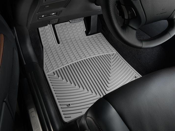 Коврики автомобильные передние резиновые WeatherTech W175GR Lexus LS 2007-2010 Серый (121146222)