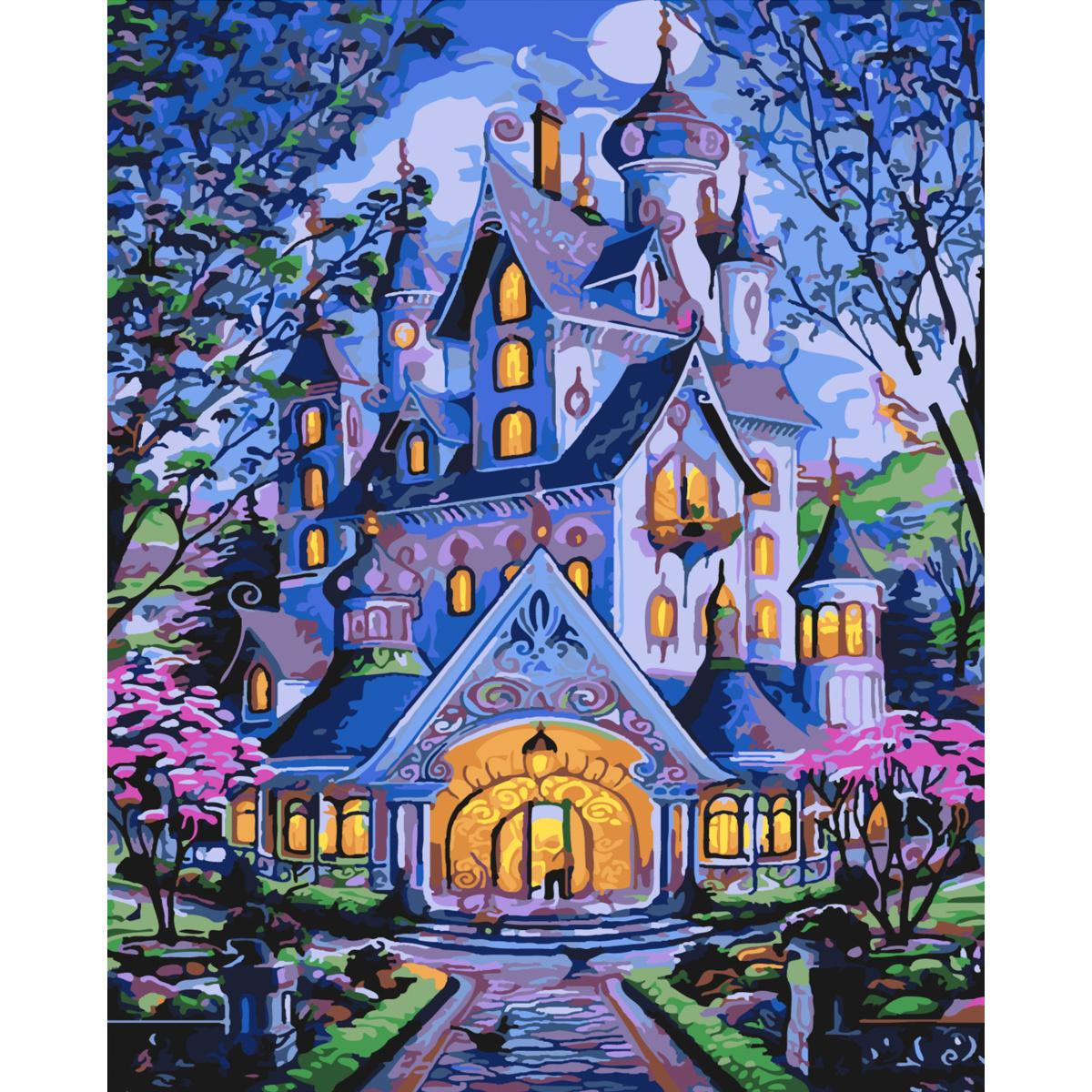 Картина по номерам Strateg Очаровательный замок 30x40 см (SS-6422)