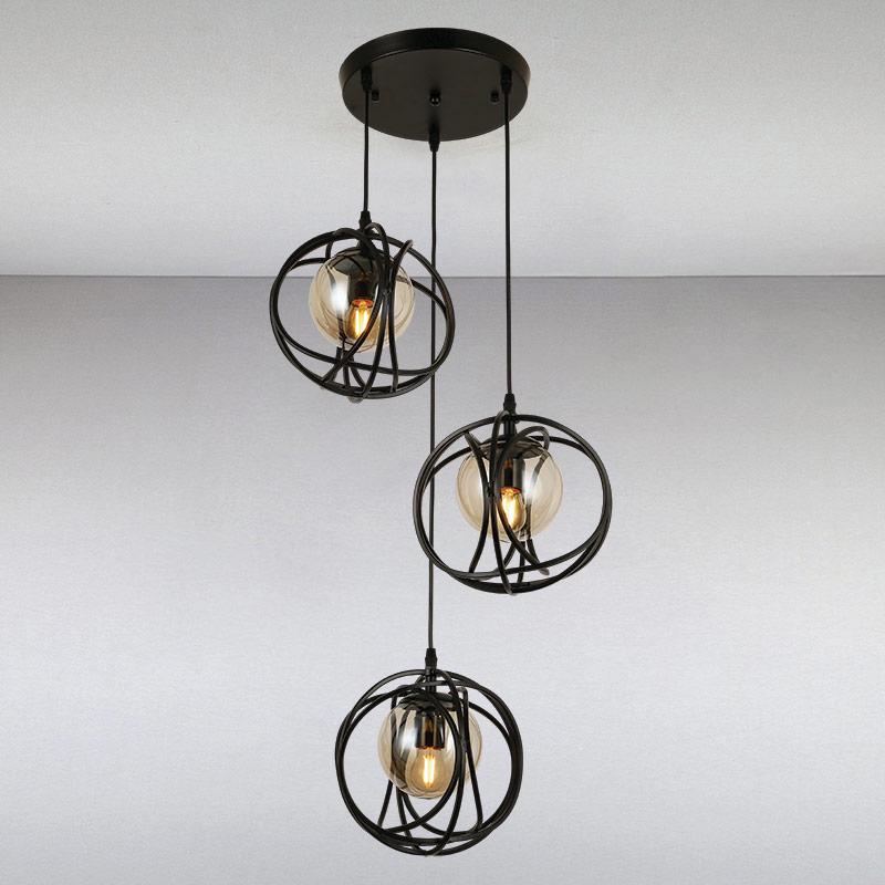 Люстра подвесная Light House LS-13930/3 Черный (16357)