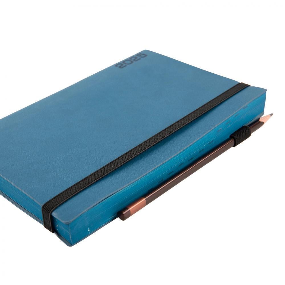 Дневник датированный 2025 Leo Planner Binario A5 368 стр. Синий (252540) - фото 3