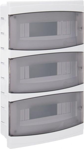 Щиток розподільчий Borsan BR-811 пластиковий на 36 модулів внутрішній Щиток розподільчий Borsan BR-811 пластиковий на 36 модулів внутрішній