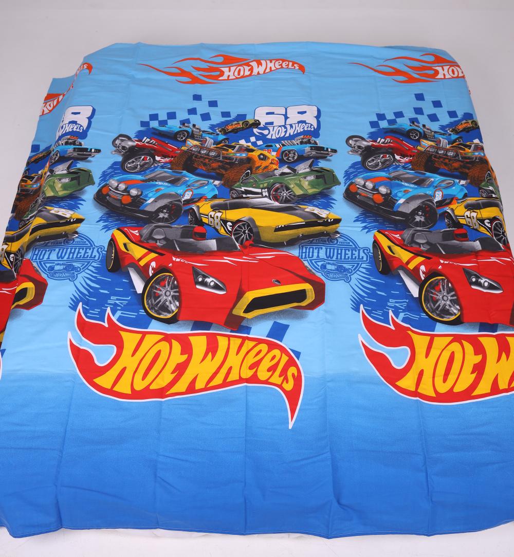 Комплект постільної білизни PaniPava Машинки Hot Wheels бязь 155х215 см (10100713) - фото 4