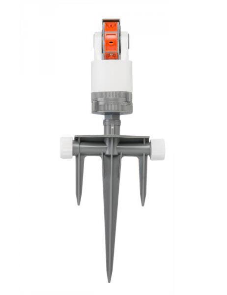 Ороситель роторный Bradas Line 6 режимный на колу ø 22 м White (21353)