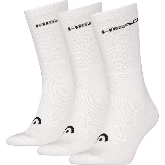 Шкарпетки Head ELEMENTS ALL SPORTS CREW 3P 701229008-002 3 пари р. 35-38 Білий (56976-114)