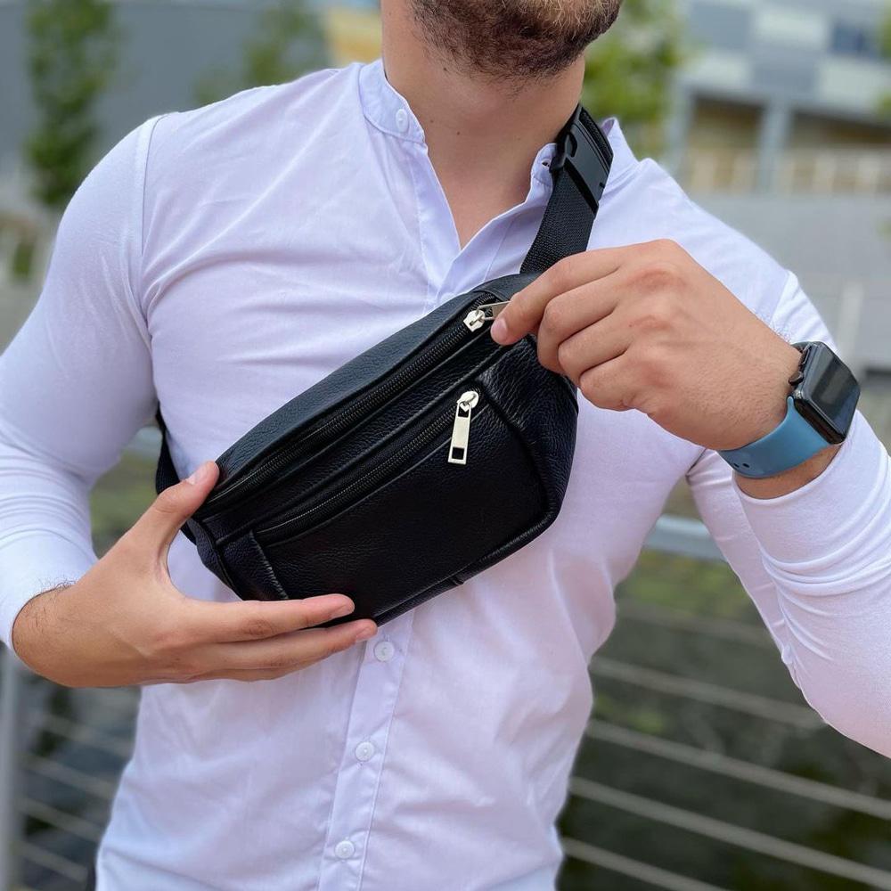 Бананка кожаная 36164 - фото 9 Бананка кожаная 36164 - фото 9