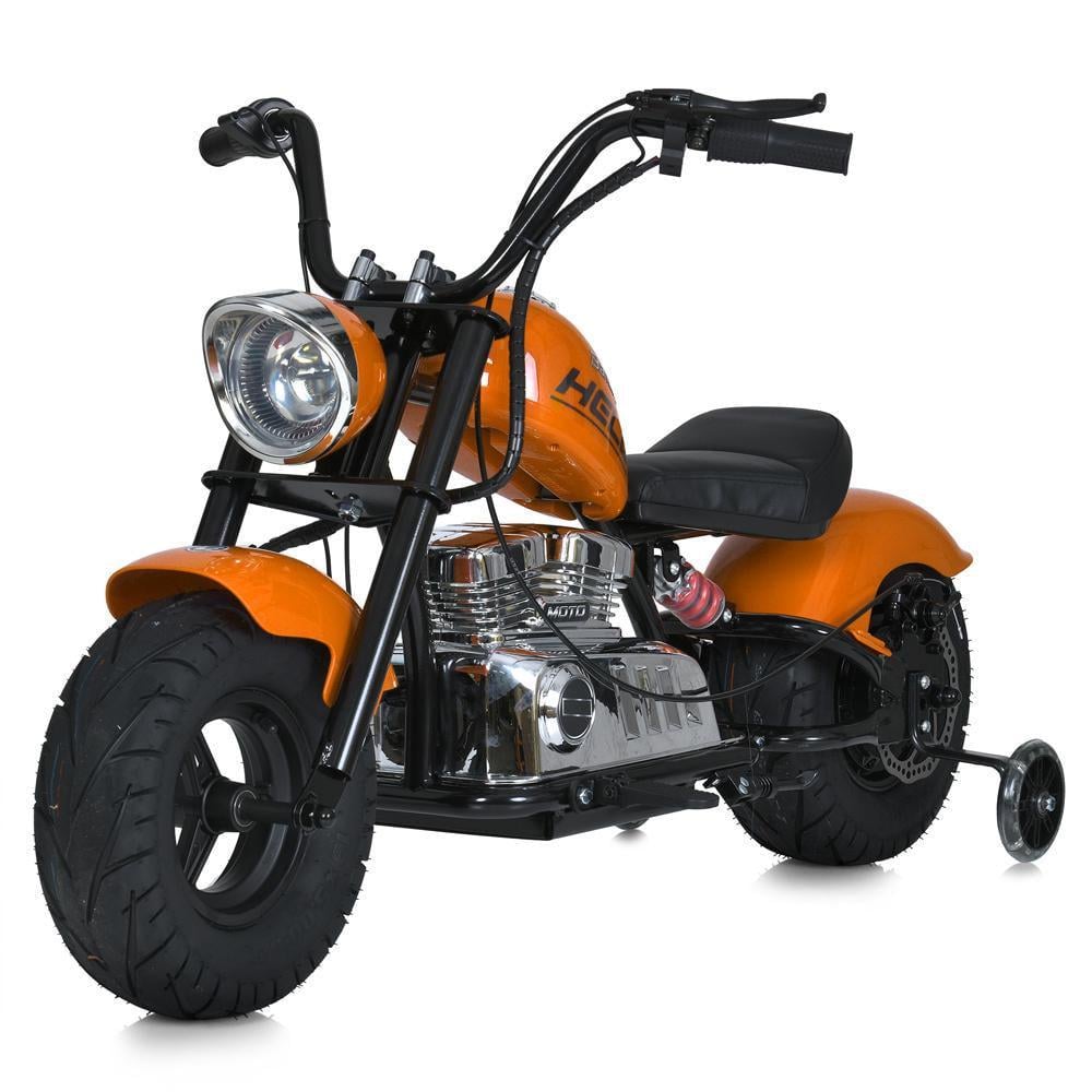 Детский электромотоцикл Bambi HELD M 6016AL 2-колесный 350W 36V Оранжевый