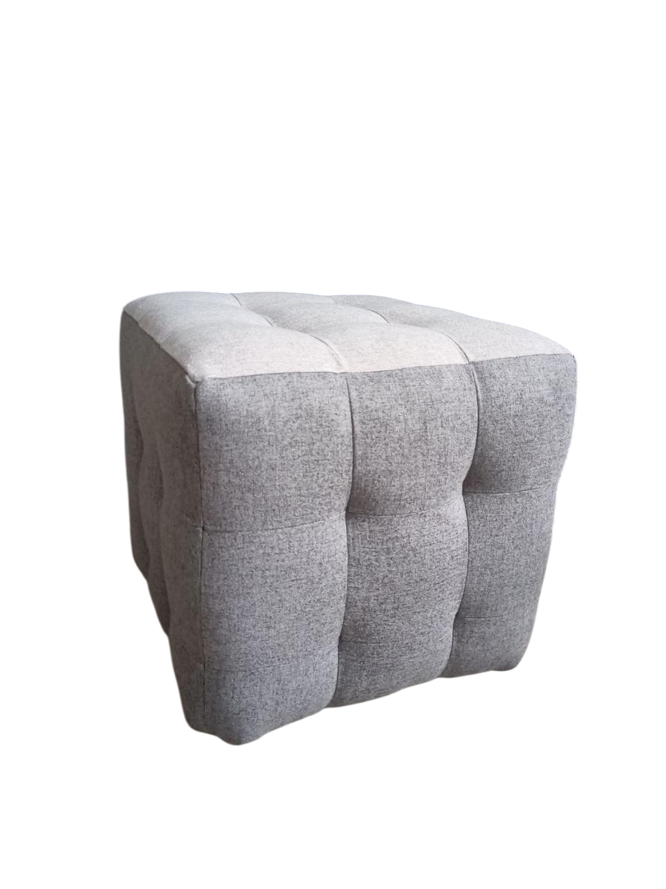 Пуф квадрат 45х45х45 см Сірий (1652903449) - фото 1 Пуф квадрат 45х45х45 см Сірий (1652903449) - фото 1
