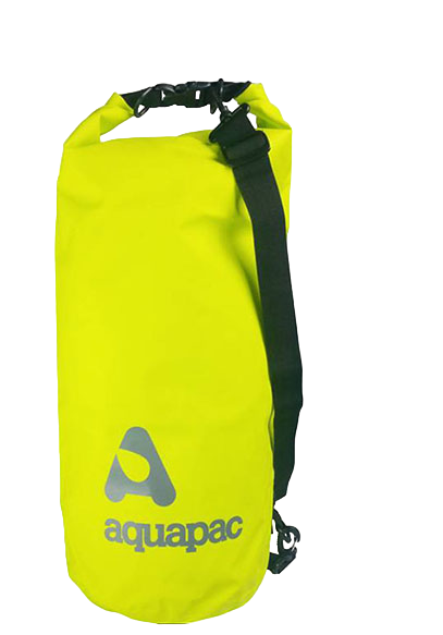 Гермомешок водонепроницаемый AQUAPAC 735 TrailProof Drybag с плечевым ремнем 25 л Acid Green