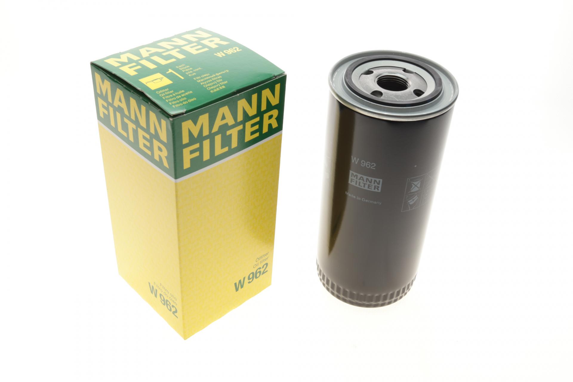 Фильтр масляный Mann-Filter для Iveco 130D F6L913 71-/DAF N2826/Deutz Fahr Agroprima/Agrostar/Agrotron (W 962)