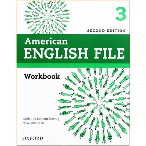 Рабочая тетрадь American English File Second Edition 3 Workbook without key