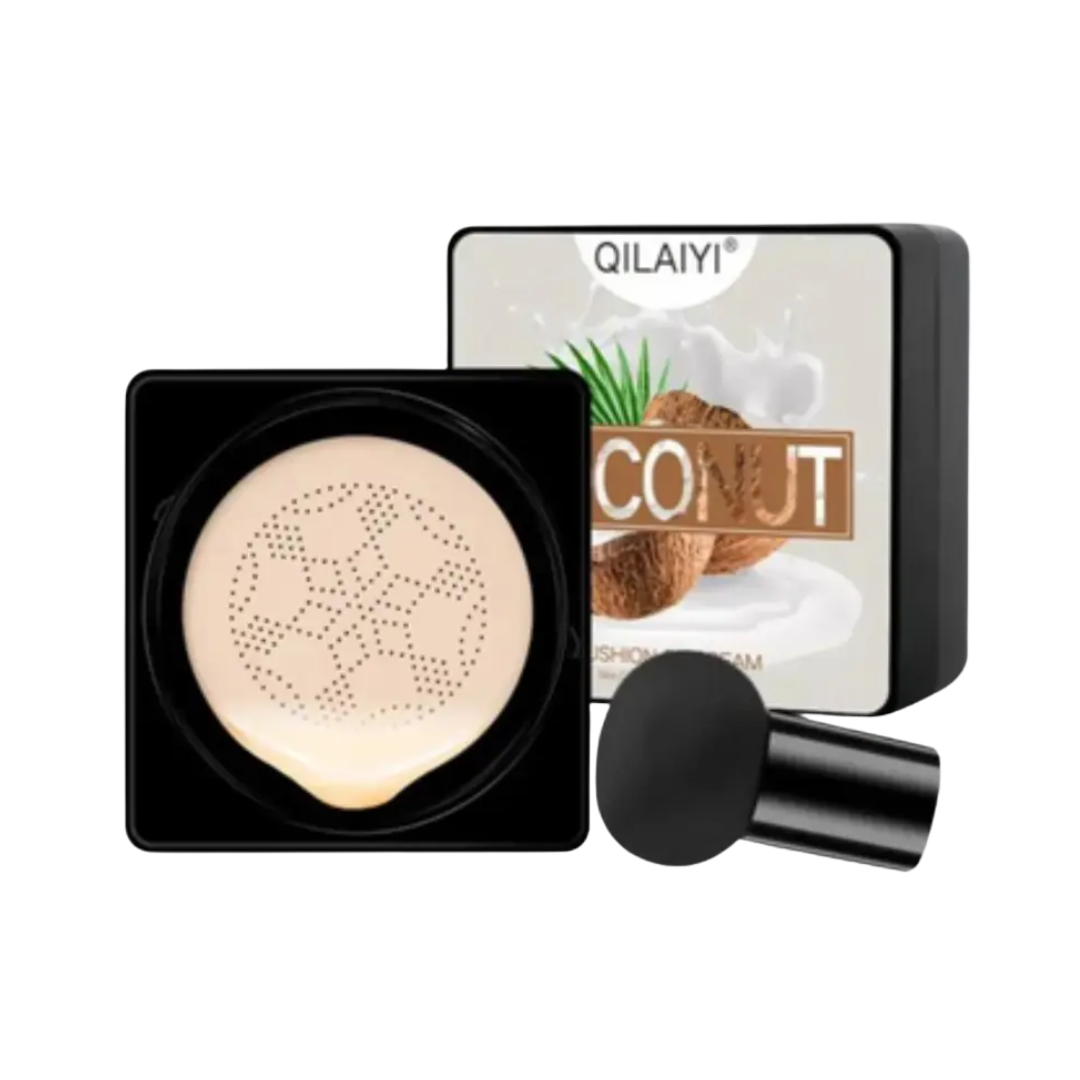 Кушон для лица Qilaiyi Coconut Cushion CC Cream 20 мл 02 Бежевый натуральный (27301860)