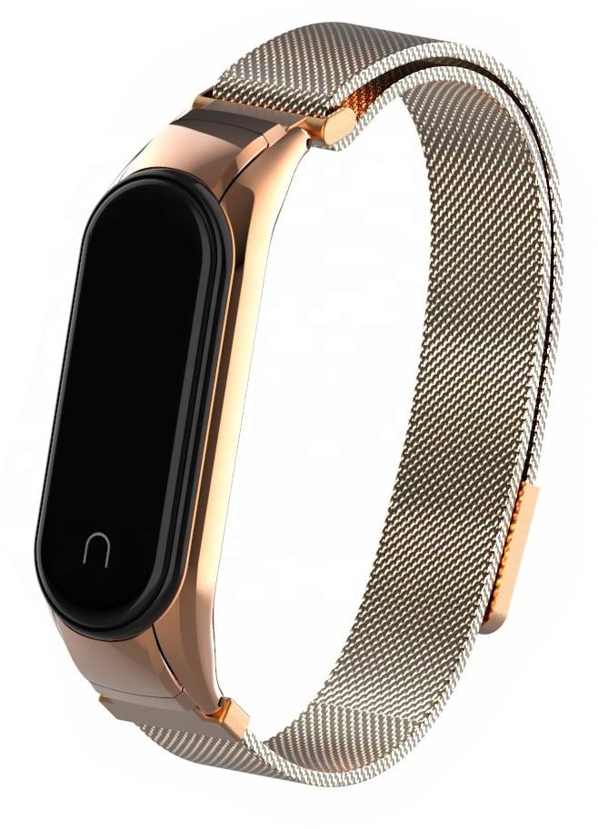 Ремешок Миланская петля Milano Mi Band 4 Rose Gold (20791)