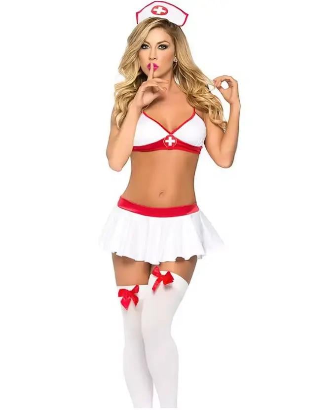 Эротический костюм для секса и игр Role-playing costume Медсестра (SE-1062)